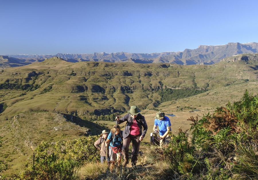 royal natal national park unguided hiking trails maps
