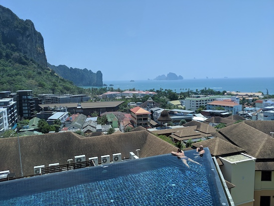 Aonang Cliff Beach Resort view