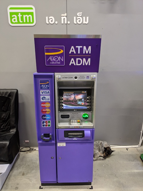 travel tip for withdrawing money in krabi thailand by ATMs