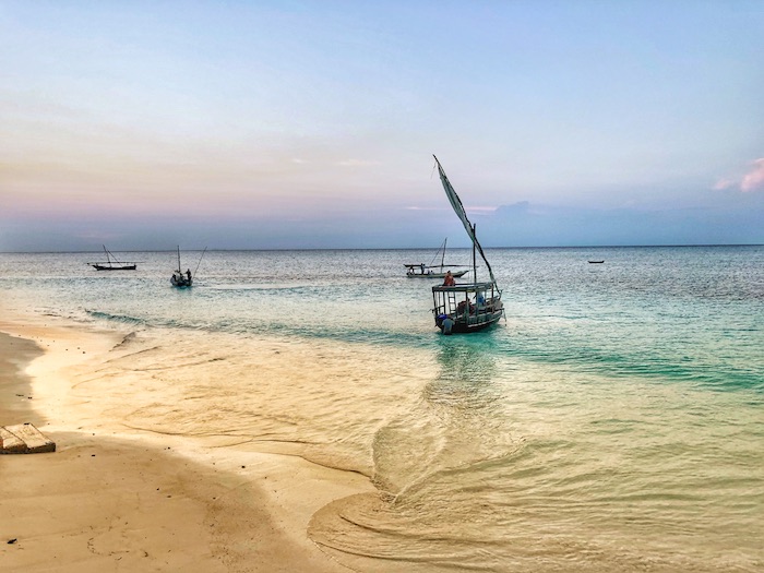 traditional dhow boats in zanzibar