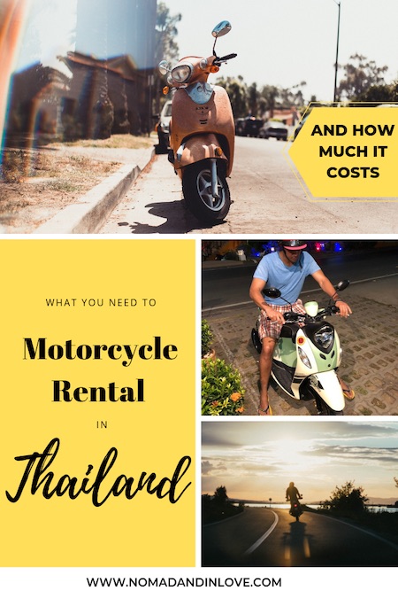 rent scooter in thailand safety tips