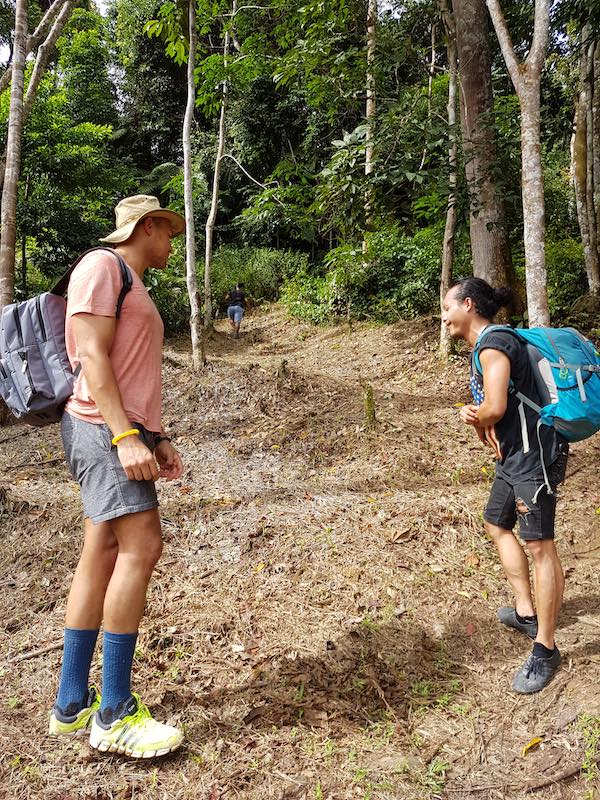 footwear for jungle trekking in sumatra