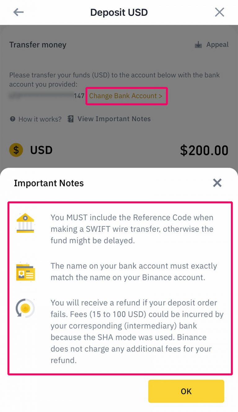 how to deposit cash on binance