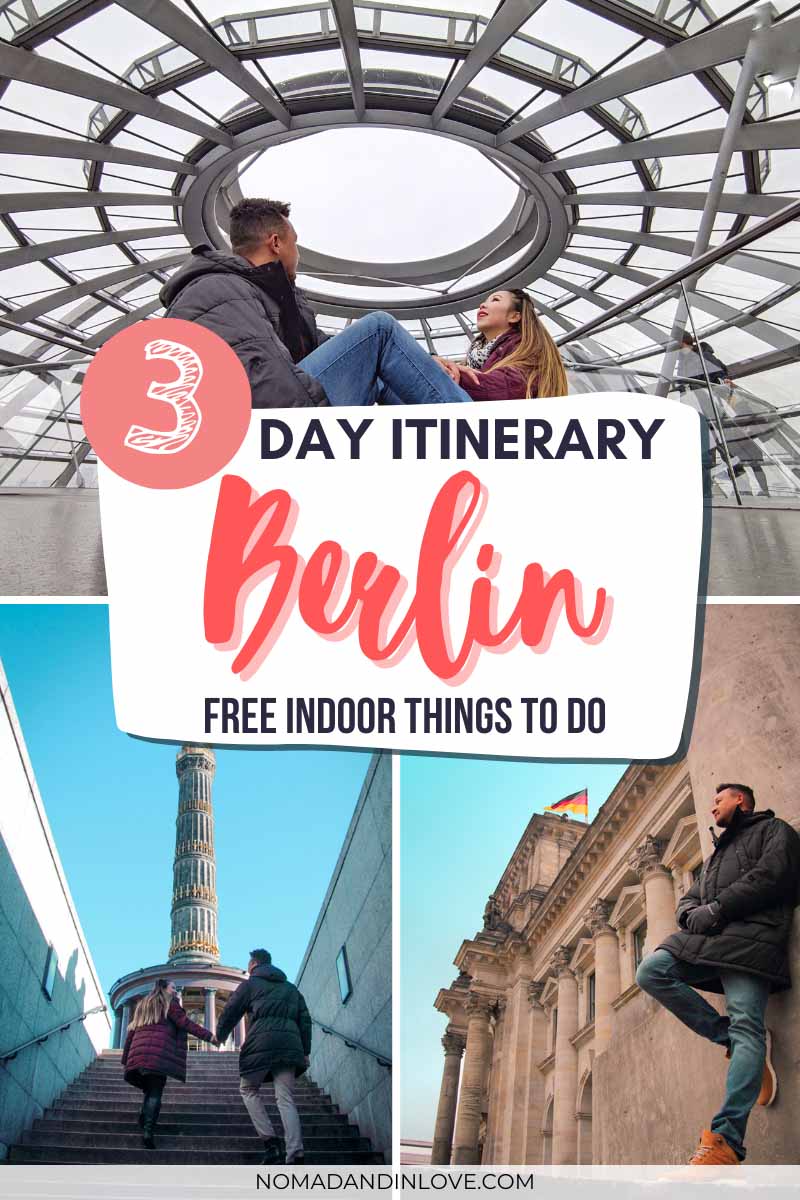 a 3 day trave itinerary with 11 free things to do in Berlin