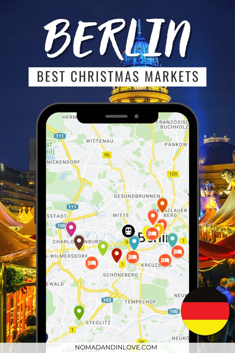 a map with the best Christmas markets to explore in Berlin