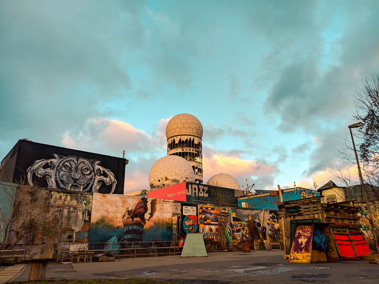 teufelsberg in berlin is one of the best outdoor activities to do in berlin and also has the best street art and graffiti