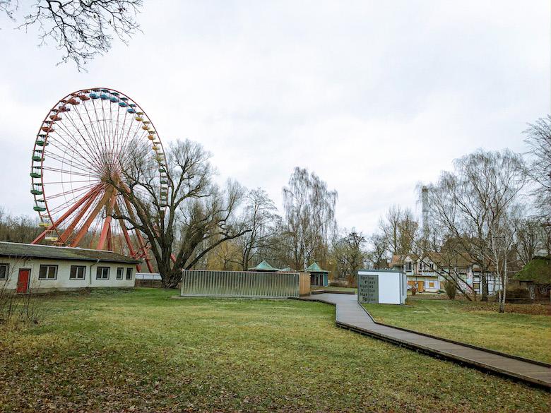 abandoned amusement park in east germany called spreepark 