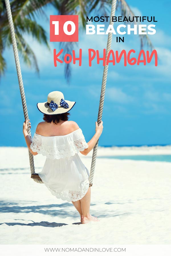 pinnable image for 10 best beaches in koh phangan travel guide