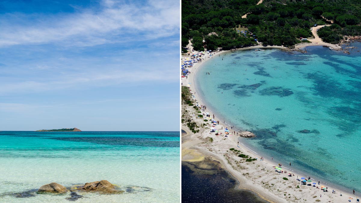 collage of photos showing brandinchi beach near san teodoro