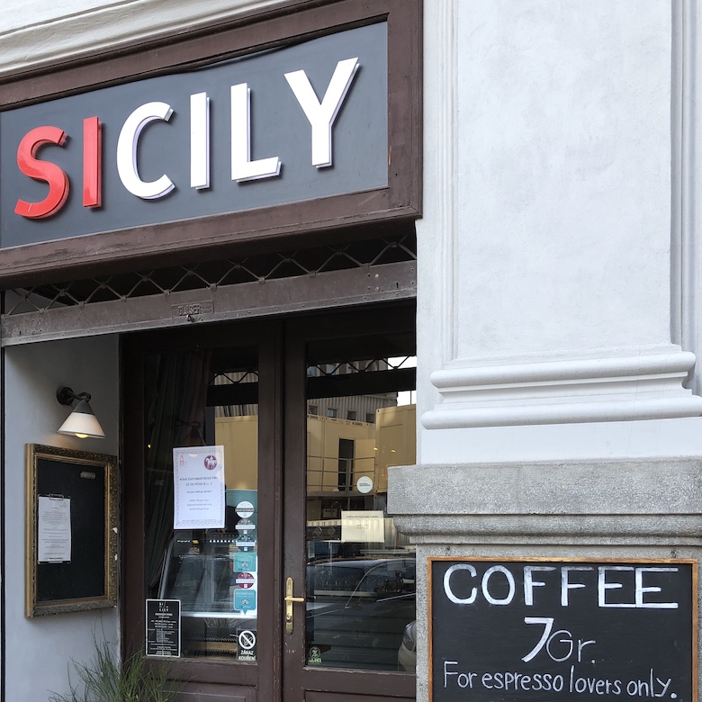 sicily cafe for best coffee in prague 