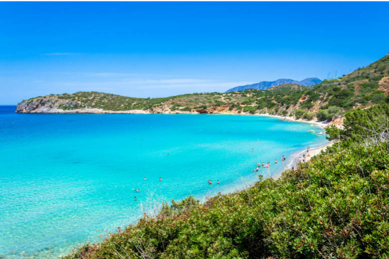voulisma is a family-friendly beach in east crete