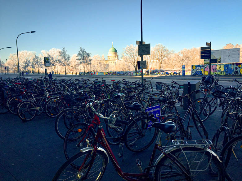 easily rent a bike in potsdam close to potsdam main train station