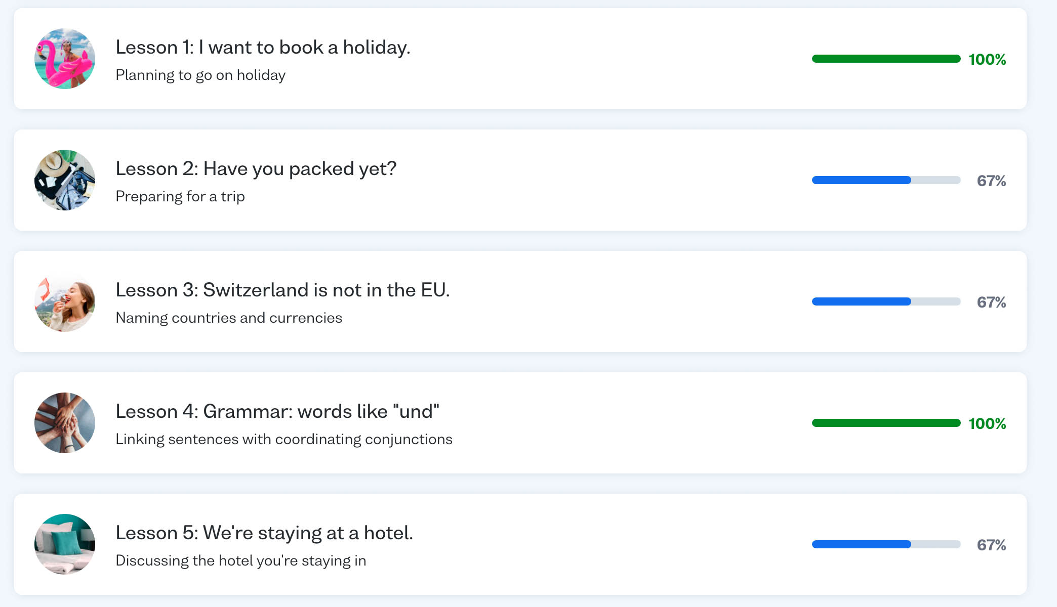 german courses on free language learning apps