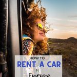 pinnable image for cheap car rental in europe