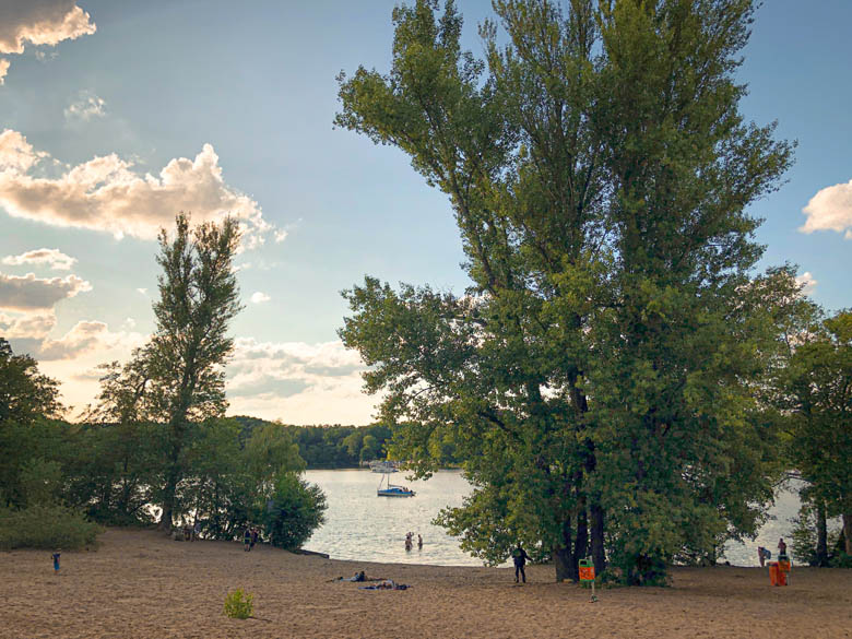 muggelsee is the largest lake on the east side of berlin and a popular outdoor activity and thing to do in berlin summer