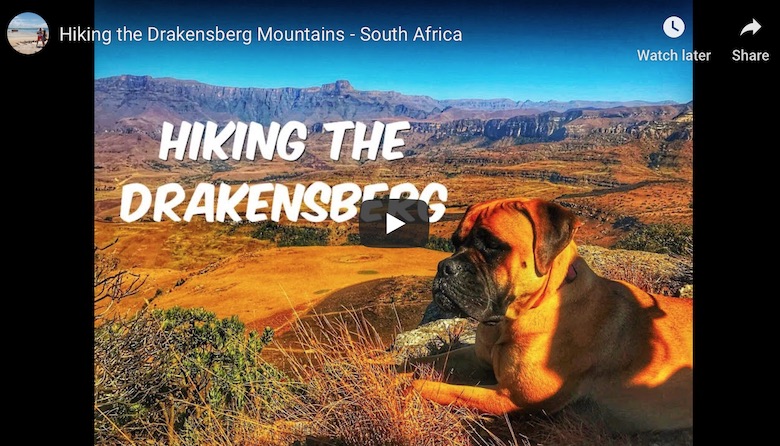 youtube link to hiking the drakensberg in south africa with family and children