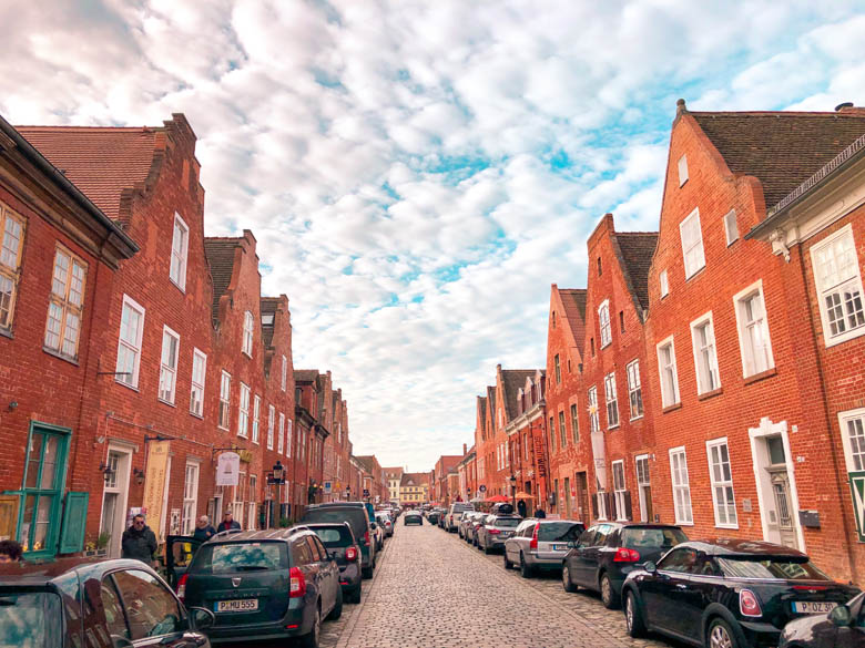 a day trip from berlin to potsdam to see the red brick dutch style houses in the dutch quarter