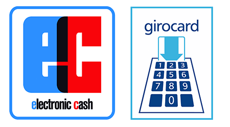 German current account logos for EC-Karte and girocard