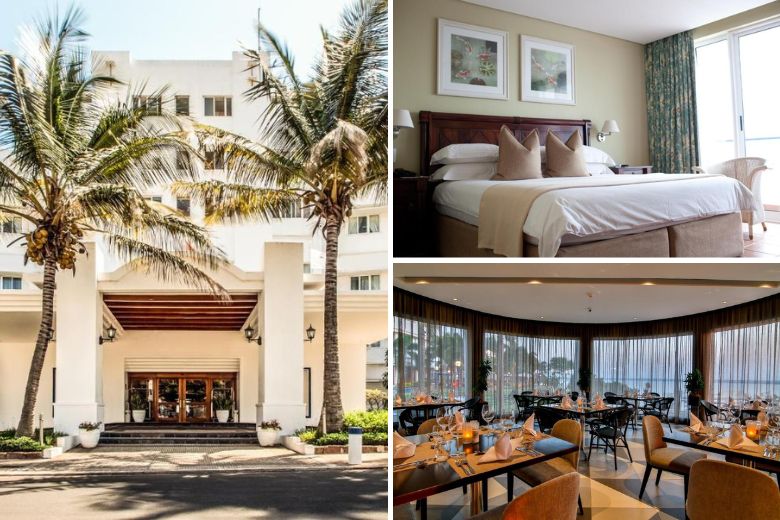 a collage of Hotel Cardoso Maputo one of the best 4 star hotels in Maputo Mozambique