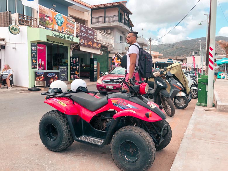 get around stalis by renting a buggy or scooter in crete