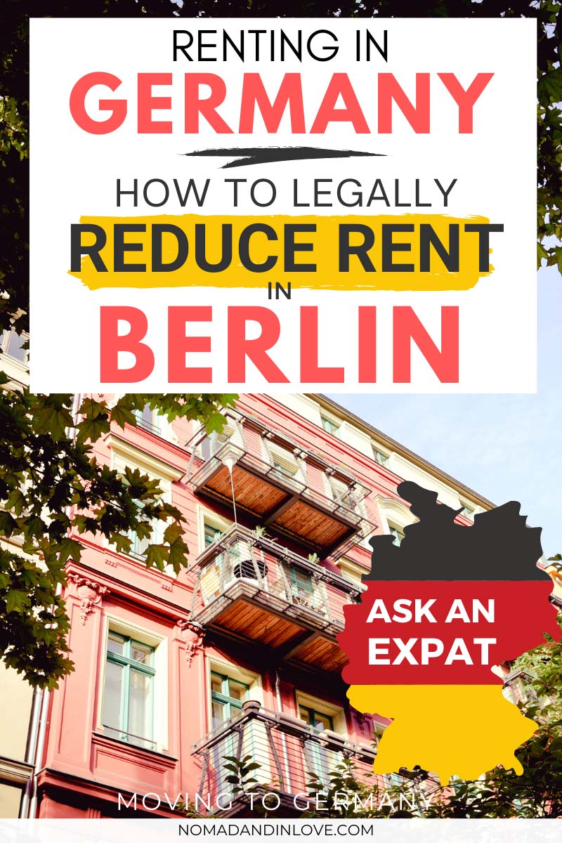a guide on rent reduction in Germany and how to legally reduce your rent with Conny