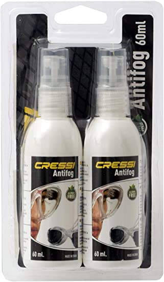 cressi antifog spray to stop scuba masks from fogging up