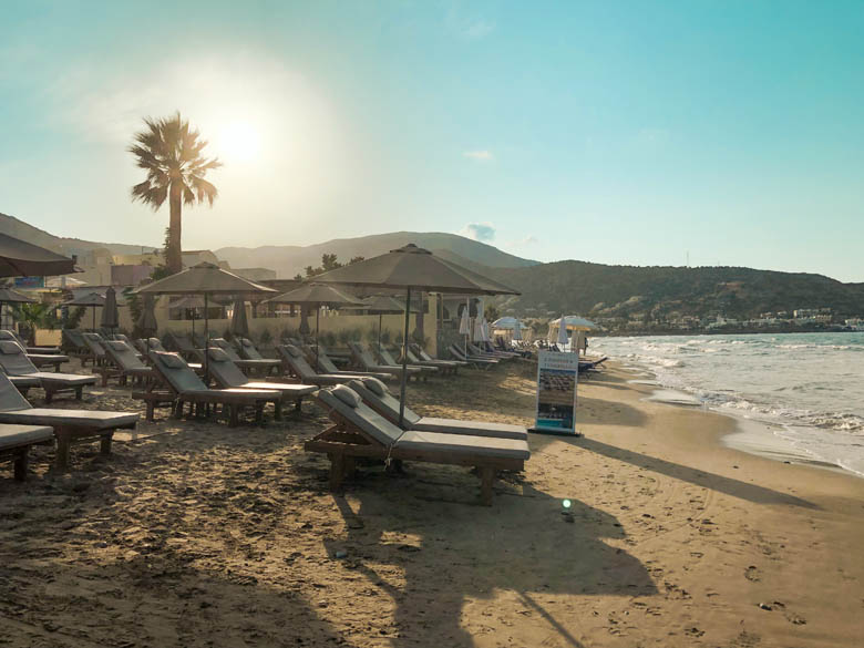 stalis beach is a nice sandy beach that is known for being good for families with kids