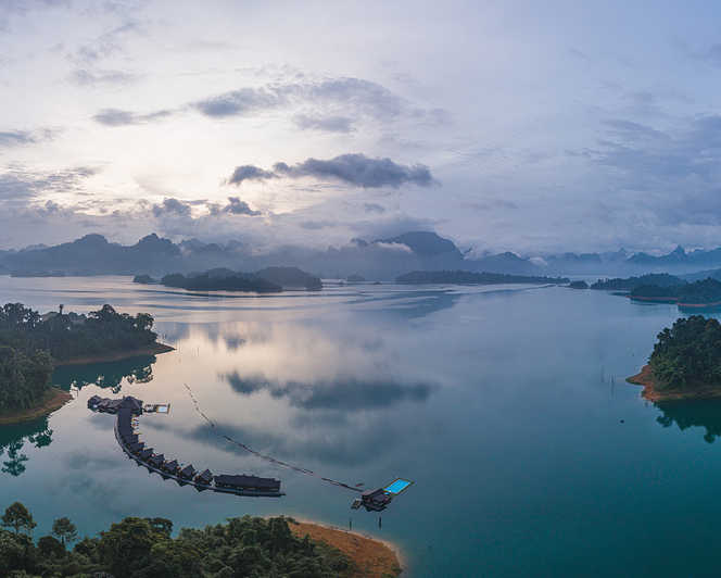 get your guide link to luxury accommodation and tour options in khao sok national park