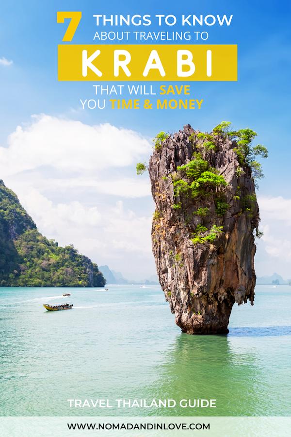 pinterest save image for krabi travel tips