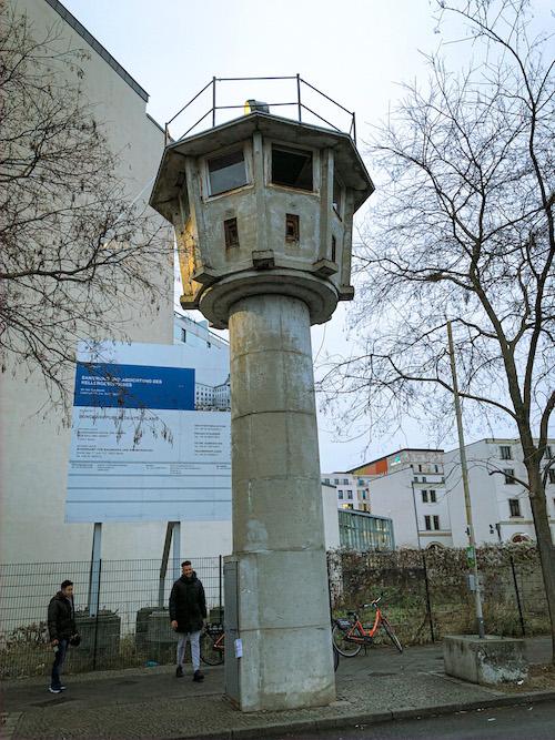 one of the last GDR watchtowers of the berlin wall history tour