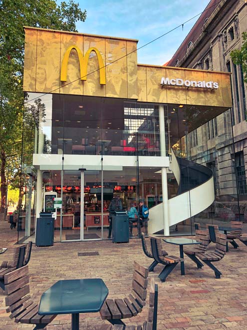 funky mcdonalds building and architectural design