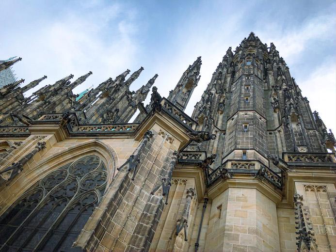 the gothic architecture of prague castle is a must-see