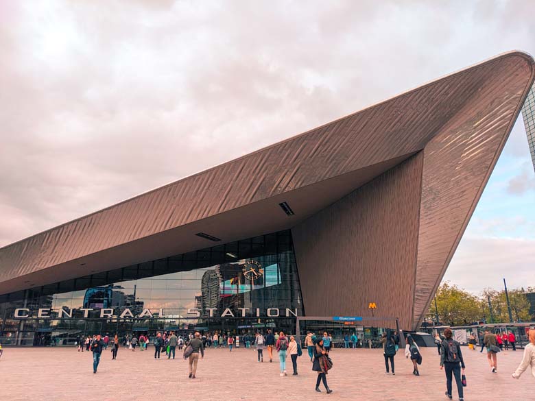 central station is a main attraction in rotterdam