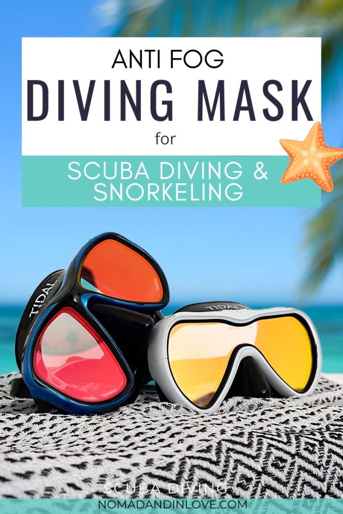 a guide that reviews anti fogging snorkel and scuba mask by tidal sports