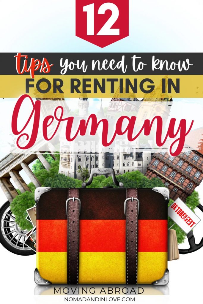 pinnable image for 12 tips you need to know for renting in germany whether that be frankfurt, munich, hamburg, cologne, dusseldorf, aachen or berlin