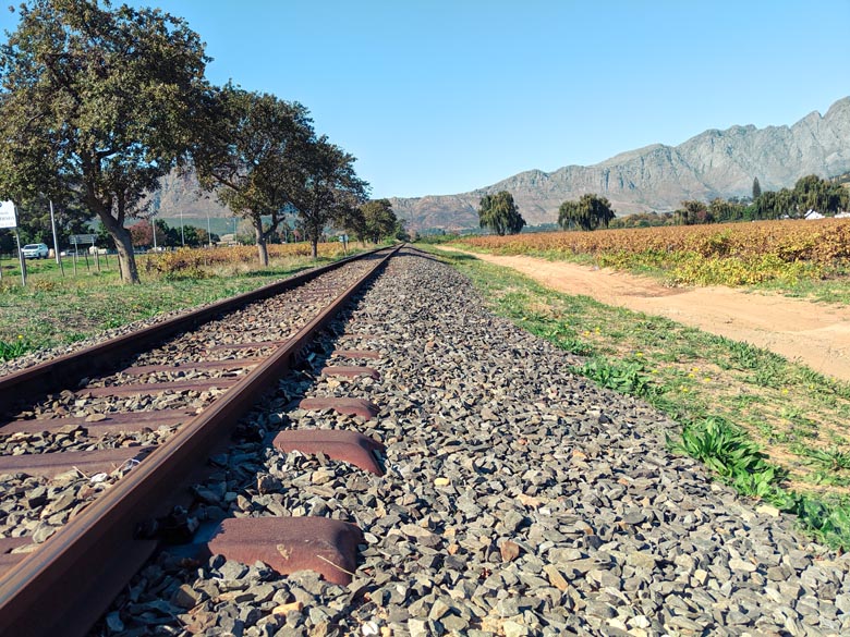 railway tracks in south africa and whether it is safe to take the train