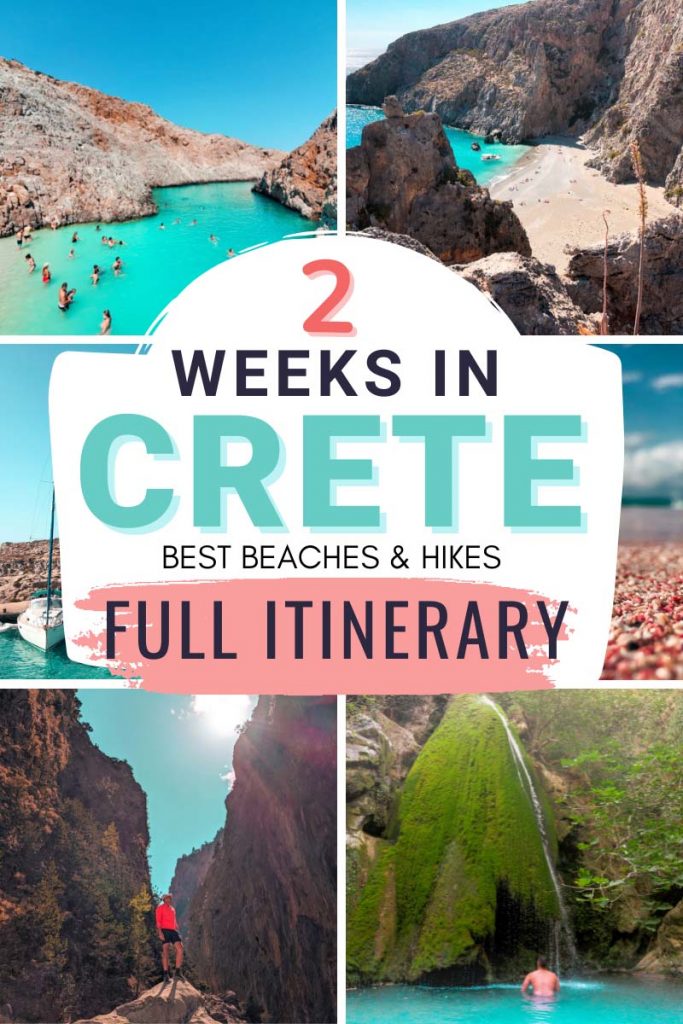 two weeks in crete itinerary for the best places to visit in crete greece