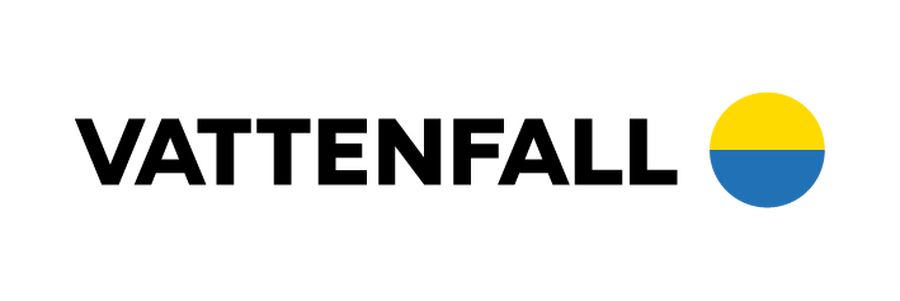 logo of electricity supplier in germany vattenfall strom