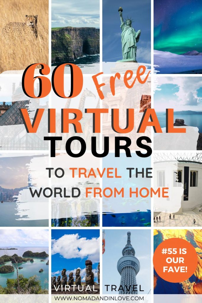 pinterest save image for 60 free virtual tours to travel the world from home during self quarantine