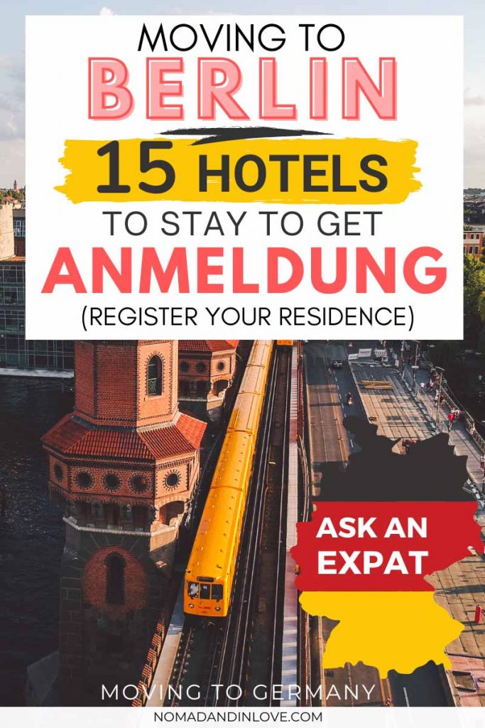 an expat guide for people moving to berlin on apartment hotels and temporary accommodation to stay at with anmeldung and registering address in berlin