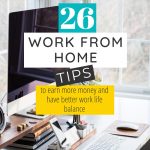pinnable image for 26 working from home jobs tips