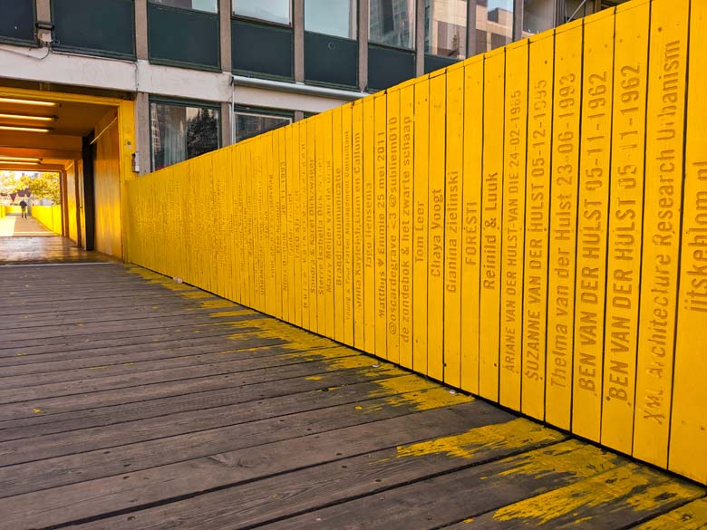 famous yellow bridge luchtsingel, top things to do in the netherlands