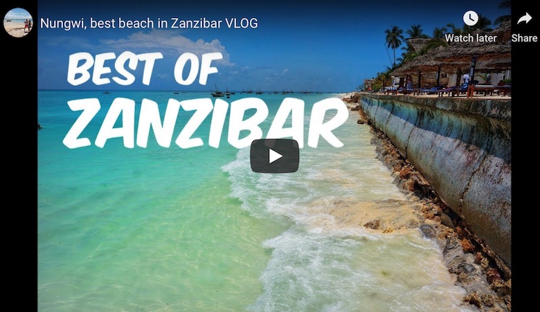 youtube link to find the best beaches in zanzibar travel guide